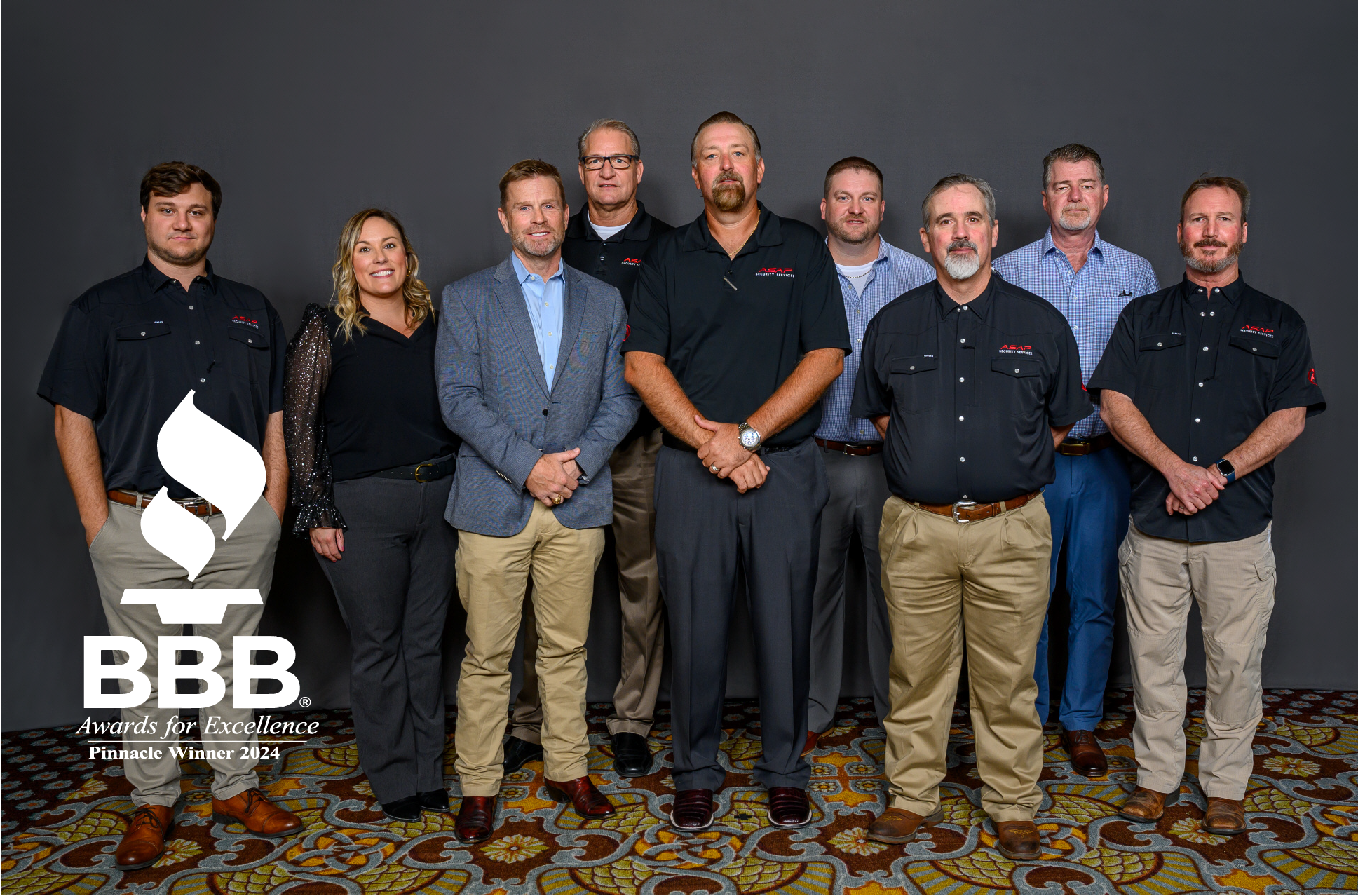 ASAP Security Services Honored with the 2024 BBB Pinnacle Award for Excellence